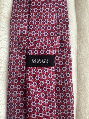 Barney’s of New York Red Silk Tie